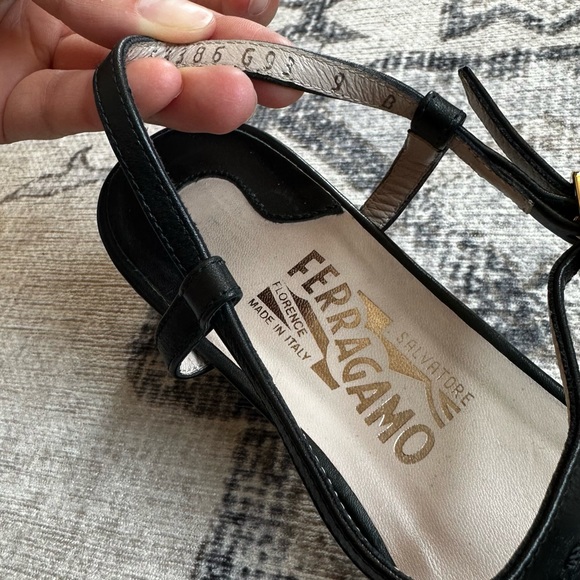 Salvatore Ferragamo
Patent Leather T-Strap Sandals - Picture 3 of 3